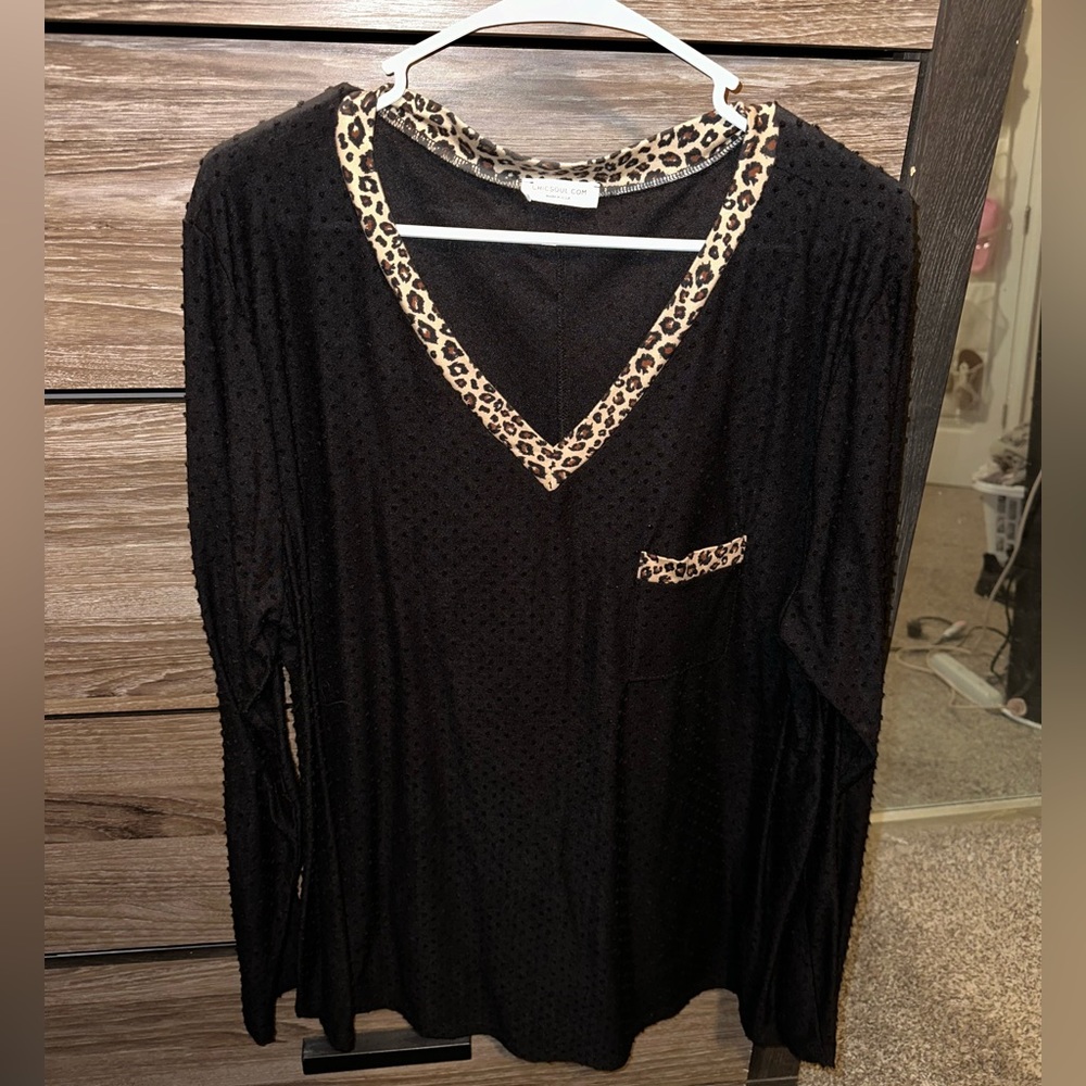 Chic Soul Cheetah Top